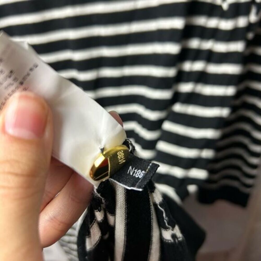 Kate Spade Broome street striped long sleeve sweater dress - Picture 3 of 7